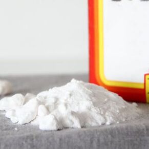 Soda for the treatment of papillomas
