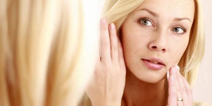 Manifestations of human papillomavirus on the face